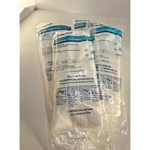 4 New HALYARD Premium Perineal Cold Packs w/ Adhesive Strips Postpartum 4x11
